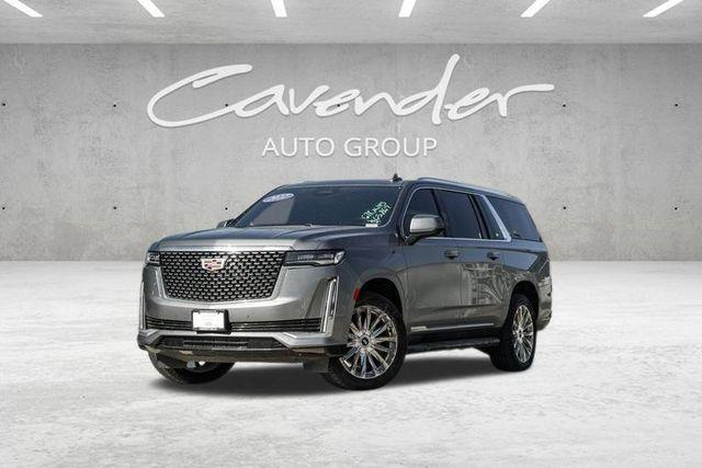 used 2022 Cadillac Escalade ESV car, priced at $65,803