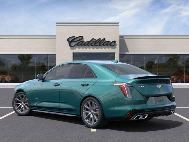 new 2025 Cadillac CT4-V car, priced at $52,835