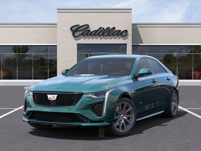 new 2025 Cadillac CT4-V car, priced at $52,835