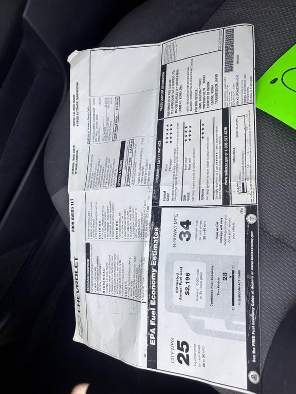 used 2009 Chevrolet Aveo car, priced at $4,450