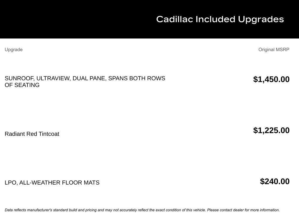 new 2026 Cadillac CT5 car, priced at $55,010
