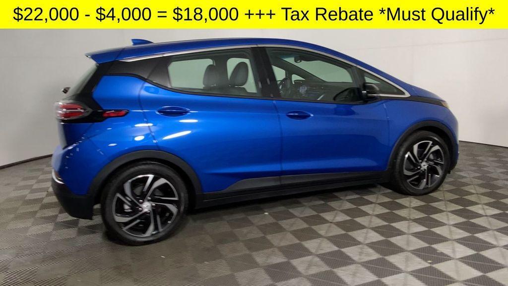 used 2022 Chevrolet Bolt EV car, priced at $17,000