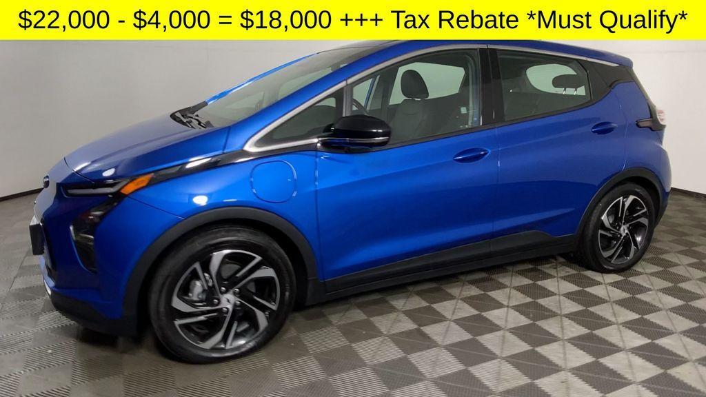 used 2022 Chevrolet Bolt EV car, priced at $17,000