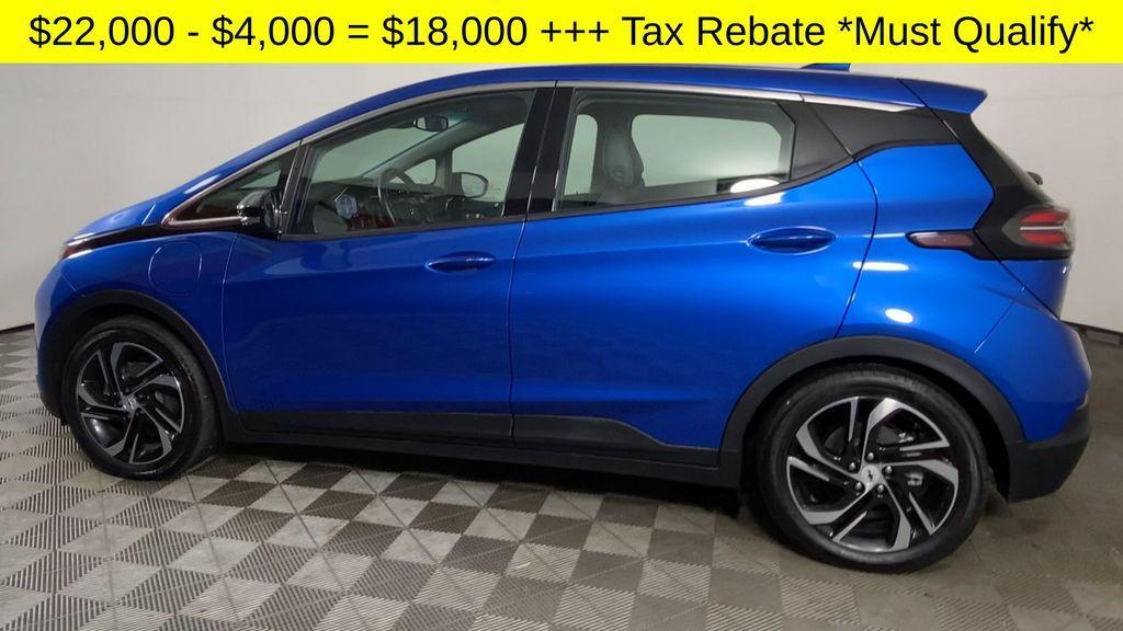 used 2022 Chevrolet Bolt EV car, priced at $17,000