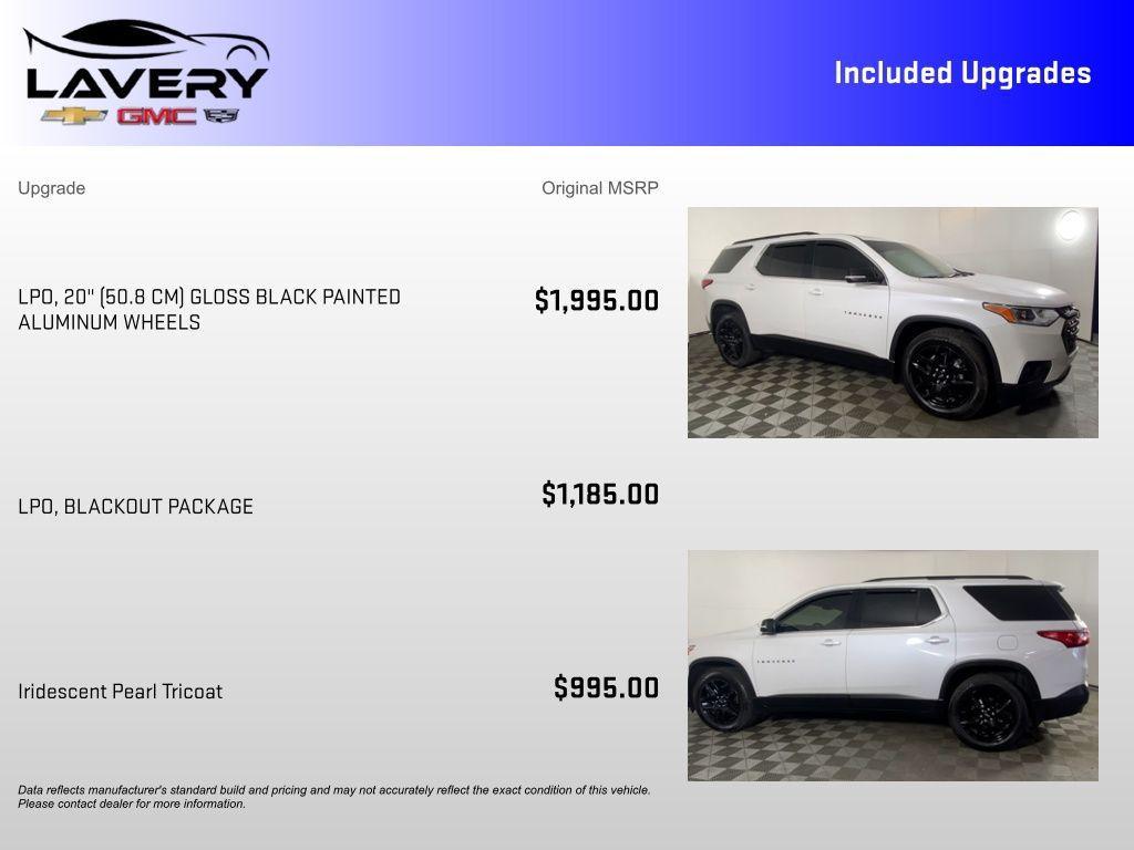 used 2021 Chevrolet Traverse car, priced at $23,000