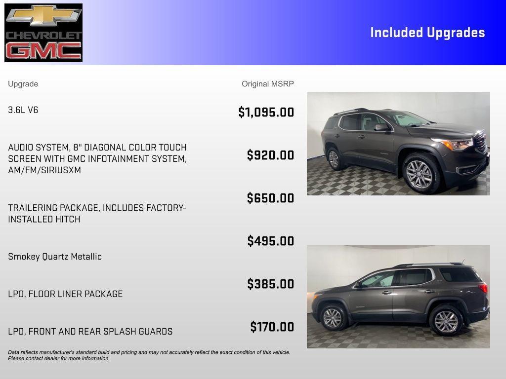 used 2019 GMC Acadia car, priced at $18,250