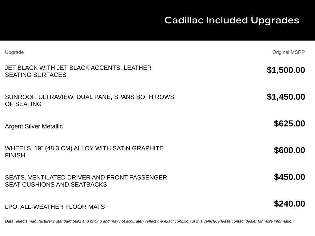 new 2026 Cadillac CT5 car, priced at $56,960