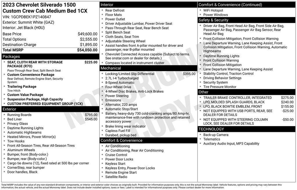 used 2023 Chevrolet Silverado 1500 car, priced at $33,000