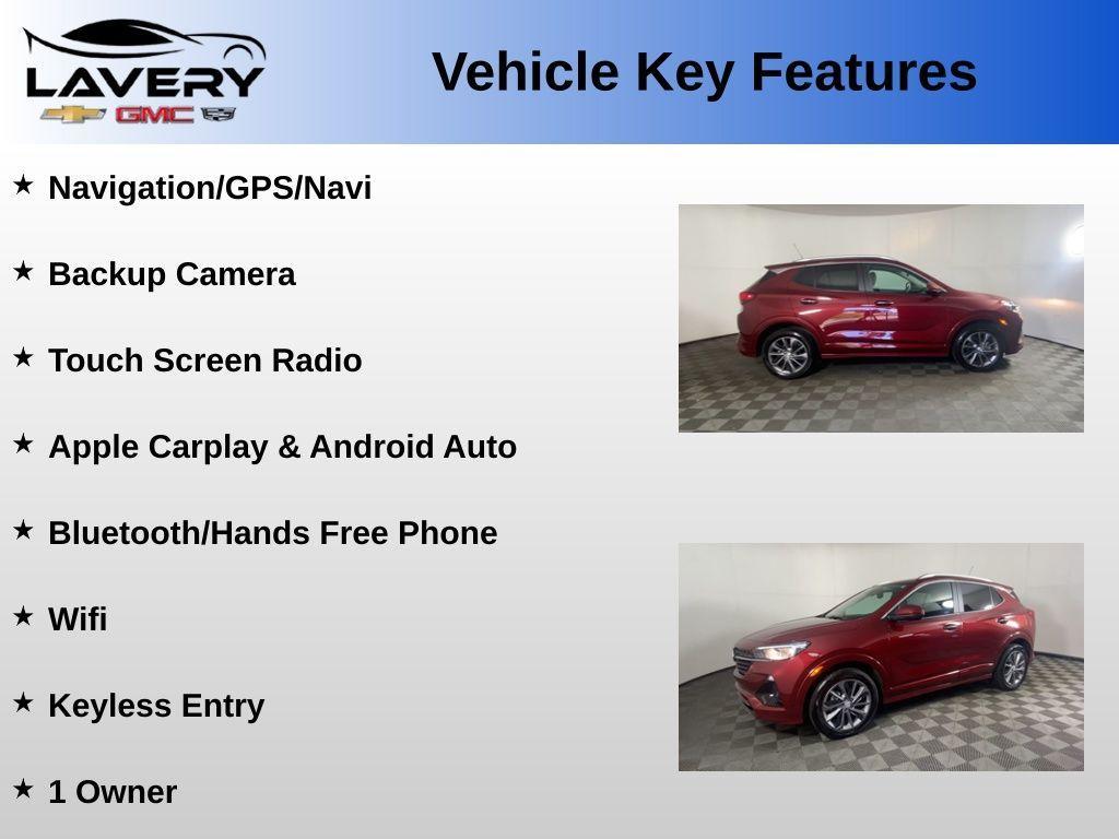 used 2023 Buick Encore GX car, priced at $19,500