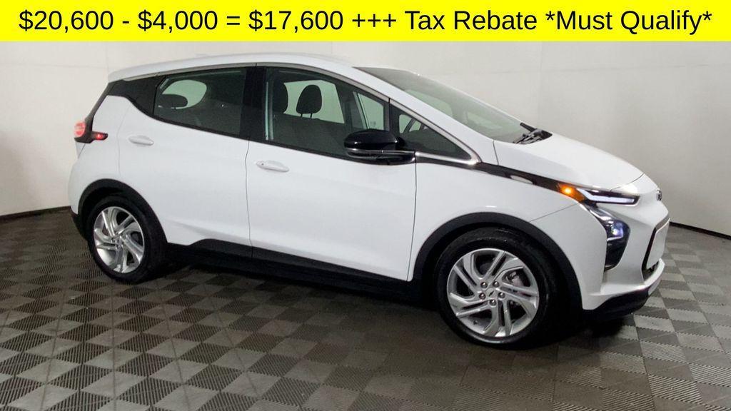 used 2022 Chevrolet Bolt EV car, priced at $17,600