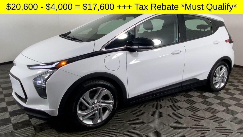 used 2022 Chevrolet Bolt EV car, priced at $17,600