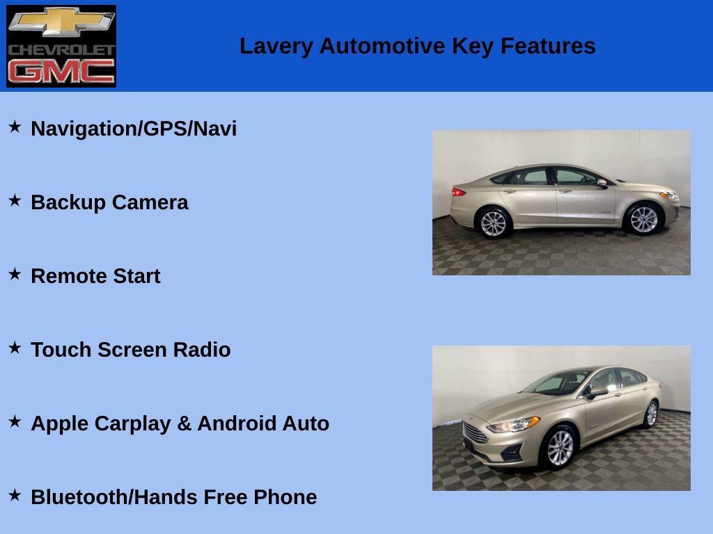 used 2019 Ford Fusion Hybrid car, priced at $16,500