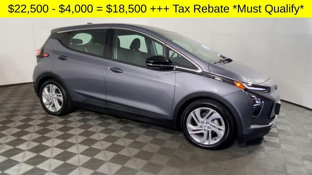 used 2023 Chevrolet Bolt EV car, priced at $18,000