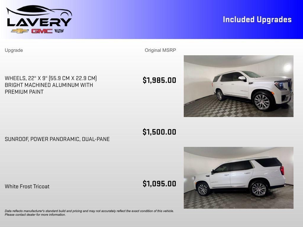 used 2022 GMC Yukon car, priced at $55,000