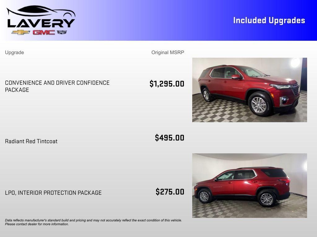 used 2023 Chevrolet Traverse car, priced at $22,500