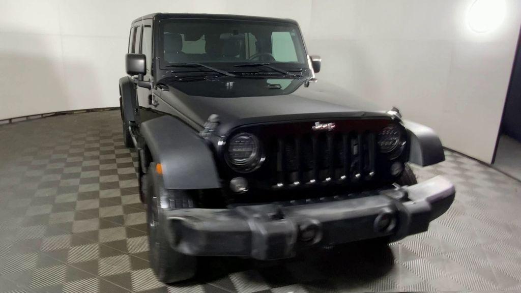 used 2017 Jeep Wrangler Unlimited car, priced at $18,000