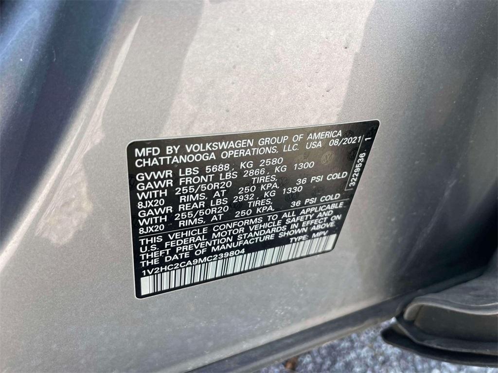 used 2021 Volkswagen Atlas Cross Sport car, priced at $25,900