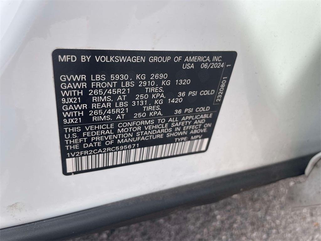 used 2024 Volkswagen Atlas car, priced at $42,900