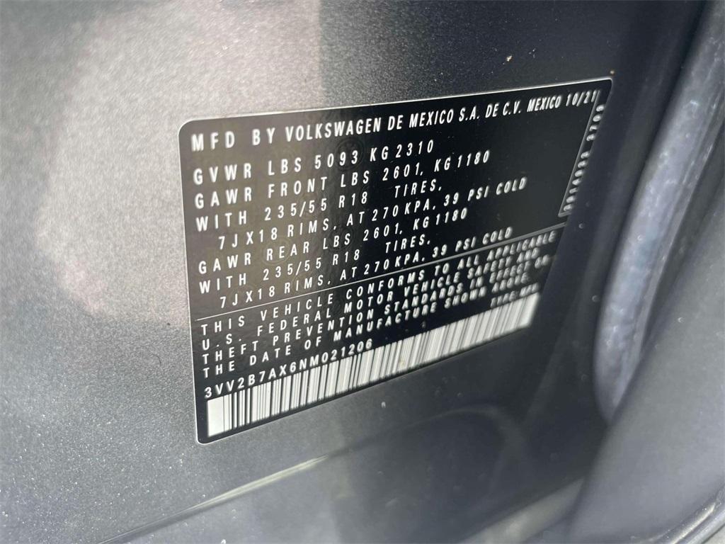 used 2022 Volkswagen Tiguan car, priced at $26,028