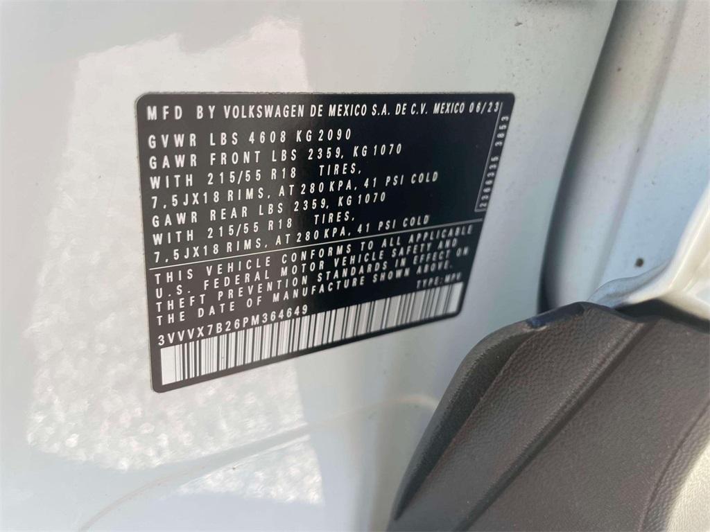 used 2023 Volkswagen Taos car, priced at $21,750