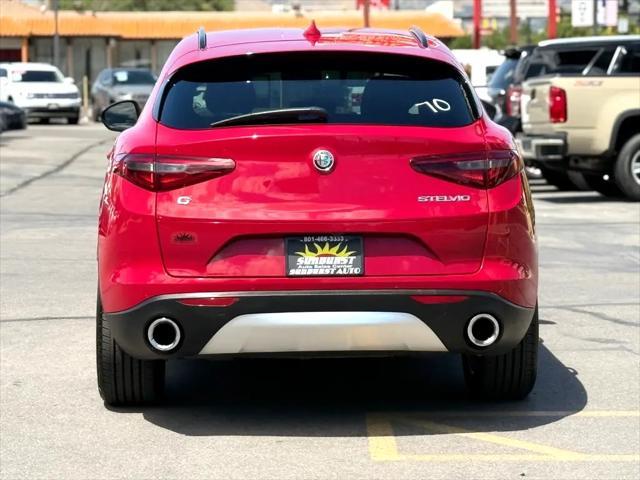 used 2018 Alfa Romeo Stelvio car, priced at $18,498