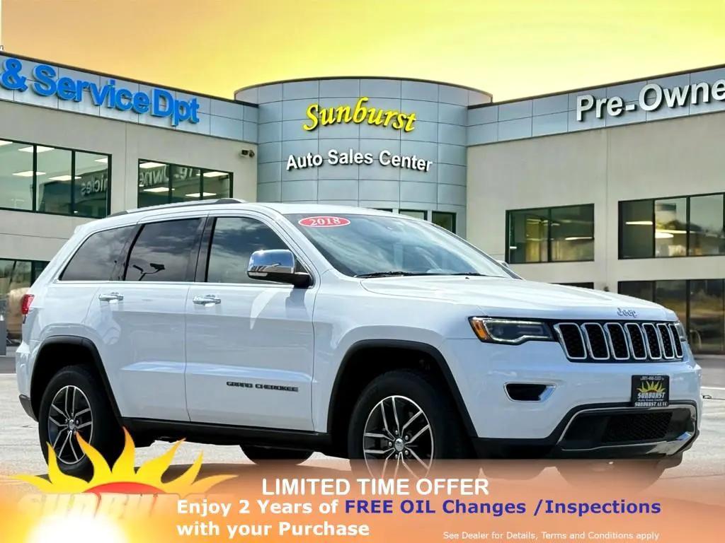 used 2018 Jeep Grand Cherokee car, priced at $16,998