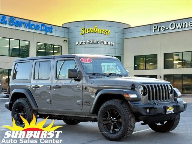 used 2021 Jeep Wrangler Unlimited car, priced at $28,498