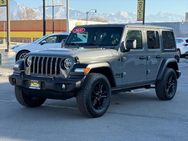 used 2021 Jeep Wrangler Unlimited car, priced at $29,998