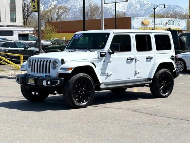 used 2022 Jeep Wrangler Unlimited 4xe car, priced at $34,998