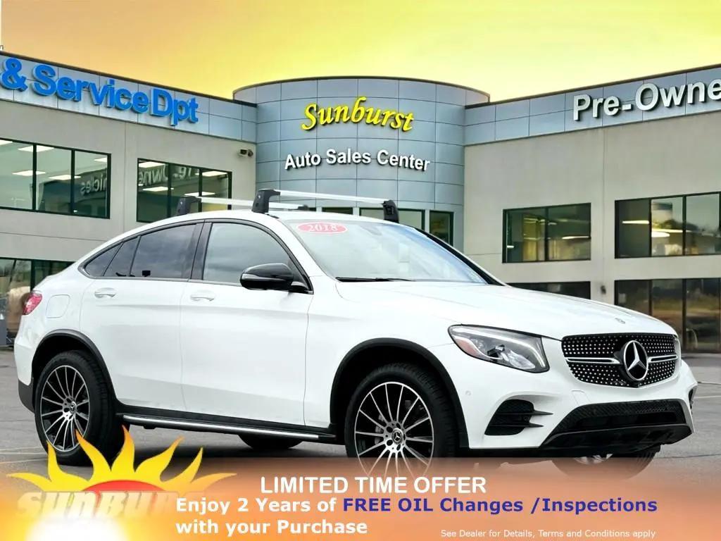 used 2018 Mercedes-Benz GLC 300 car, priced at $22,998