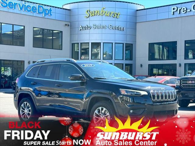 used 2019 Jeep Cherokee car, priced at $17,498