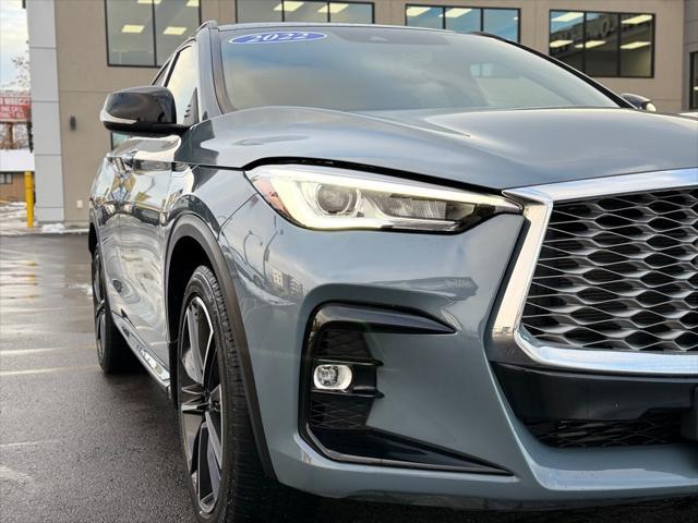 used 2022 INFINITI QX55 car, priced at $31,498