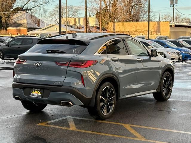 used 2022 INFINITI QX55 car, priced at $31,498