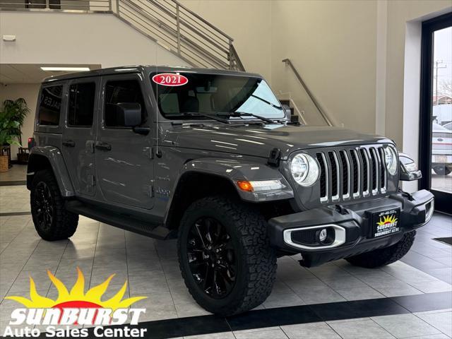 used 2021 Jeep Wrangler Unlimited 4xe car, priced at $33,498