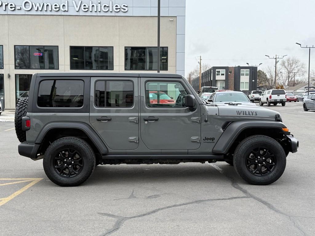 used 2021 Jeep Wrangler car, priced at $23,998