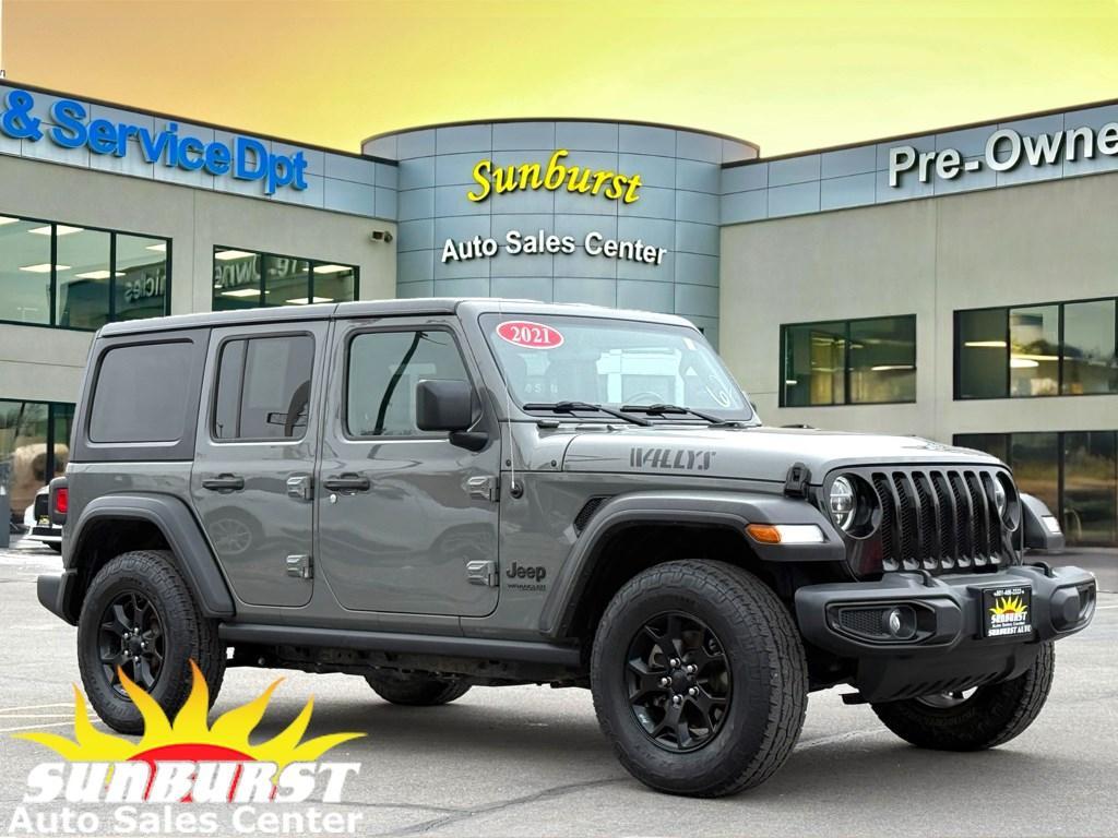 used 2021 Jeep Wrangler car, priced at $23,498