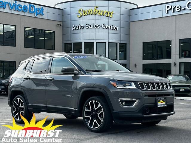 used 2021 Jeep Compass car, priced at $18,748