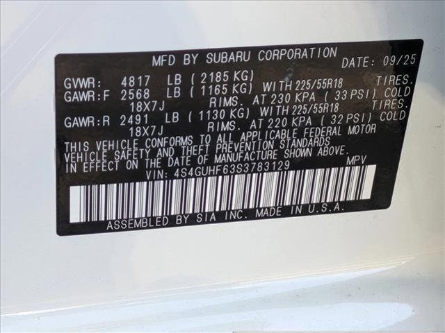 new 2025 Subaru Crosstrek car, priced at $31,788