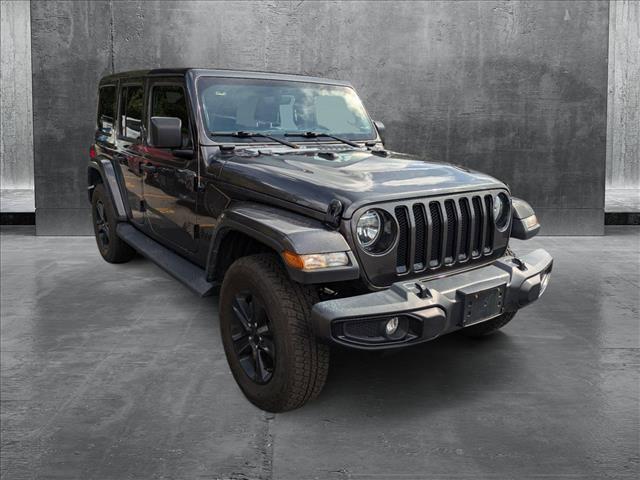 used 2021 Jeep Wrangler Unlimited car, priced at $38,091