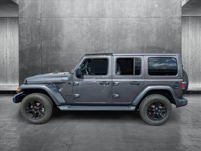 used 2021 Jeep Wrangler Unlimited car, priced at $38,091