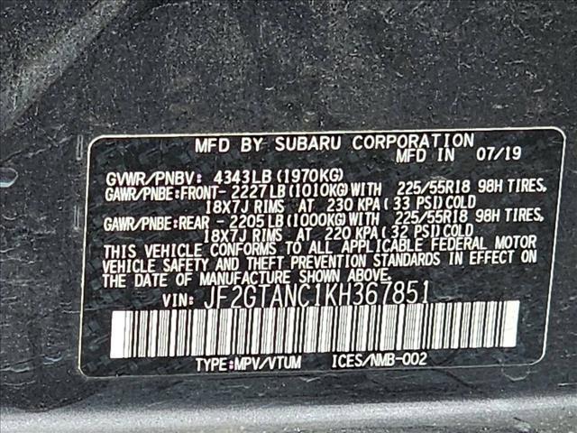 used 2019 Subaru Crosstrek car, priced at $21,733