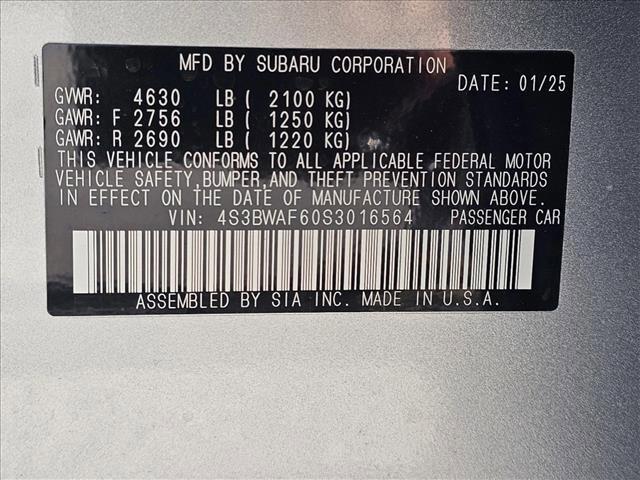 used 2025 Subaru Legacy car, priced at $27,912