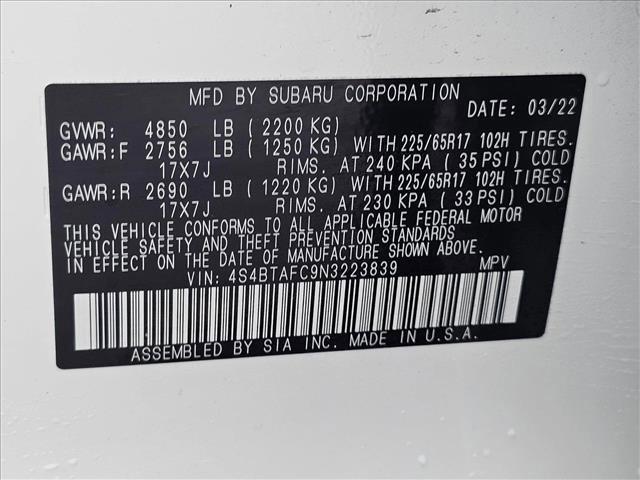 used 2022 Subaru Outback car, priced at $27,914