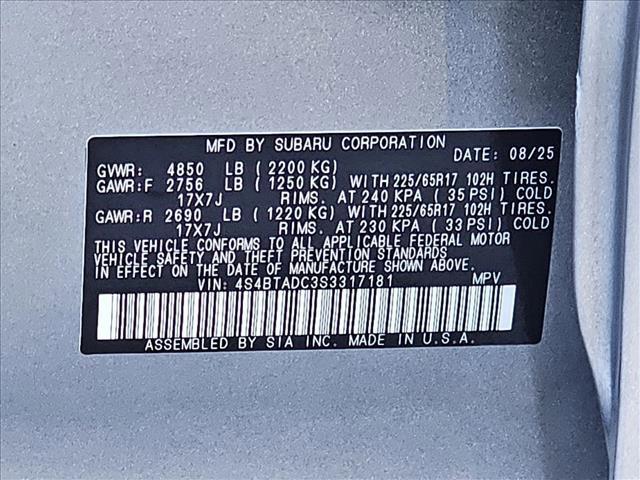 new 2025 Subaru Outback car, priced at $35,793