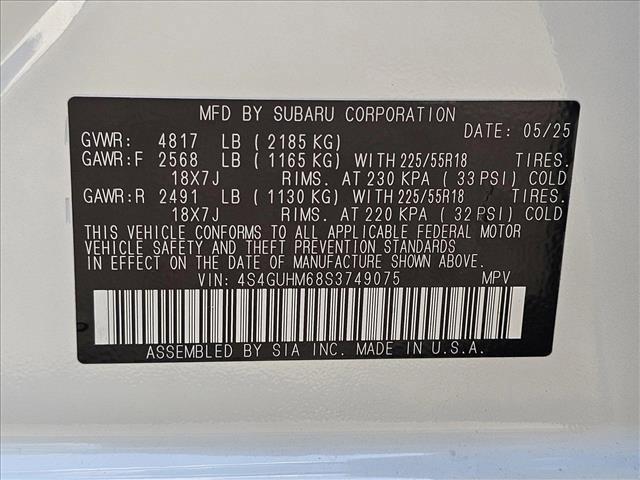 new 2025 Subaru Crosstrek car, priced at $36,224
