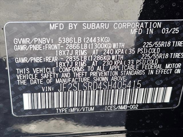 new 2025 Subaru Forester Hybrid car, priced at $42,280