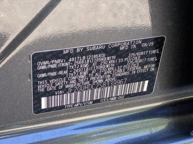 new 2025 Subaru Crosstrek car, priced at $29,225