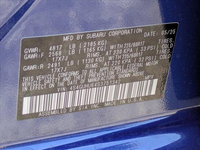 new 2025 Subaru Crosstrek car, priced at $37,784