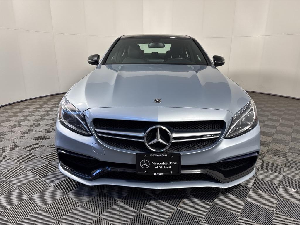 used 2018 Mercedes-Benz AMG C 63 car, priced at $39,998