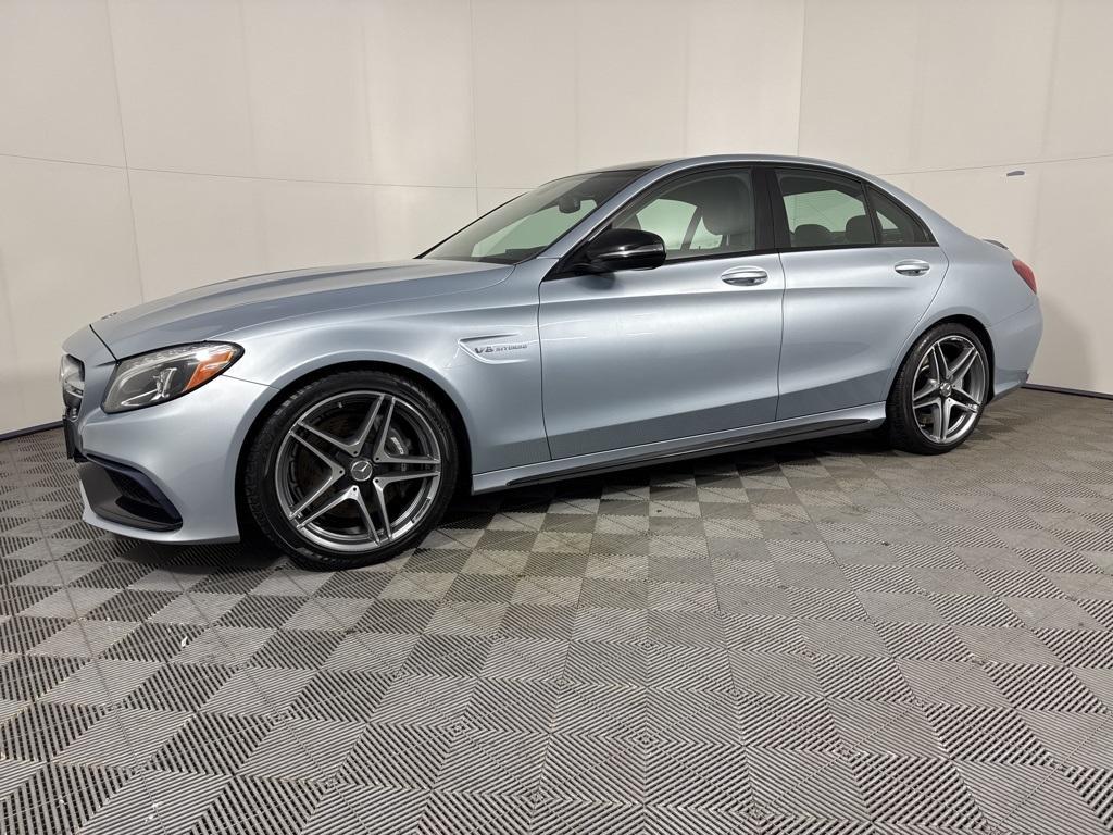 used 2018 Mercedes-Benz AMG C 63 car, priced at $39,998